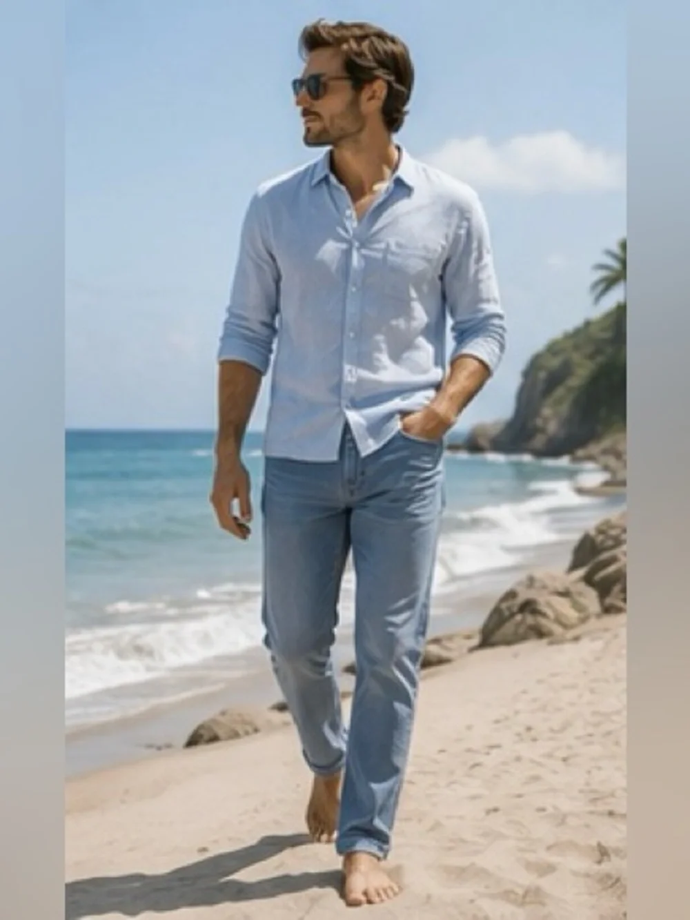 Lucky Brand Slim Straight Light Blue Jeans